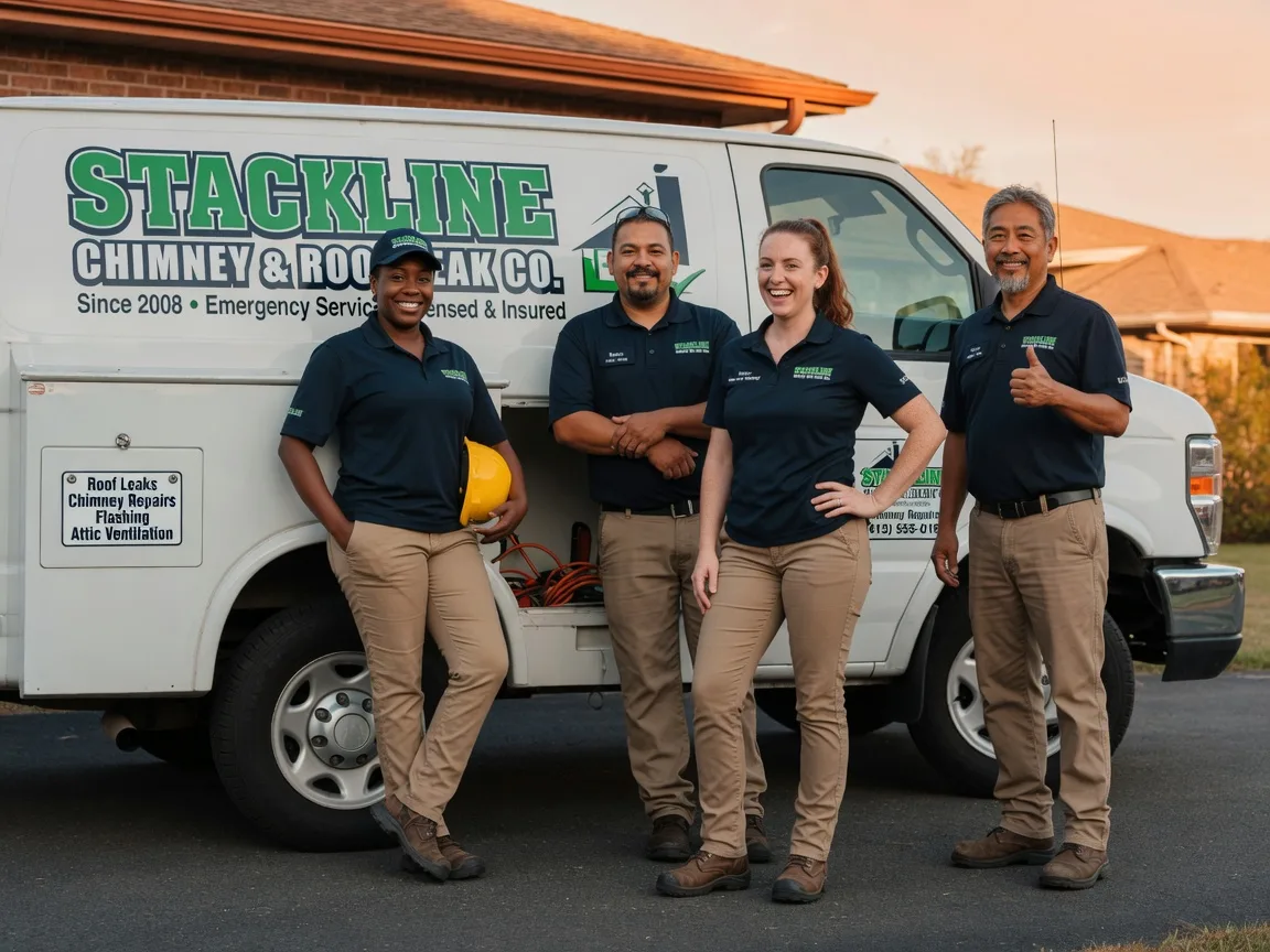 Chimney flashing repair company in Lakeview, MI